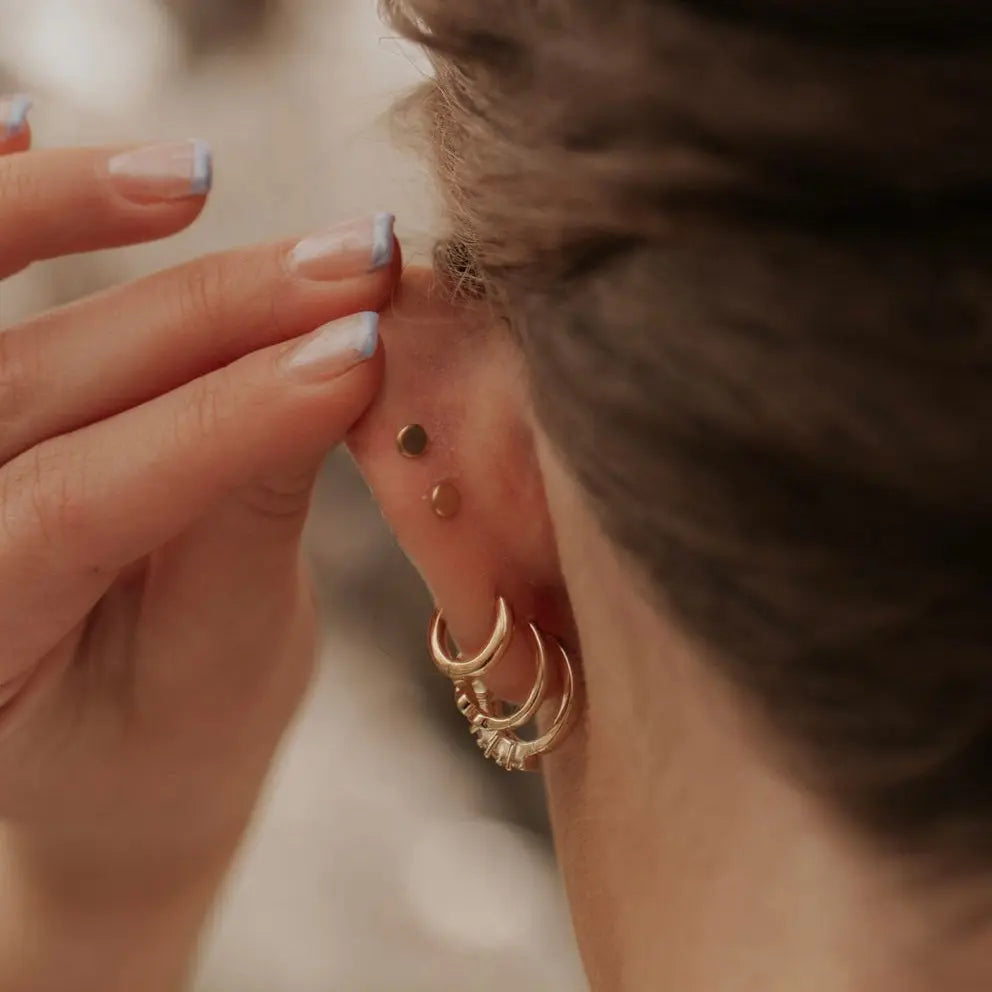 Flower Flat Back Studs