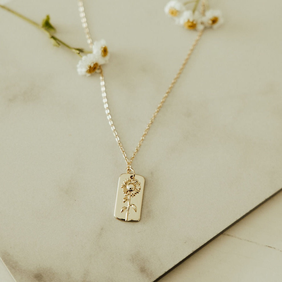 Sunflower Necklace